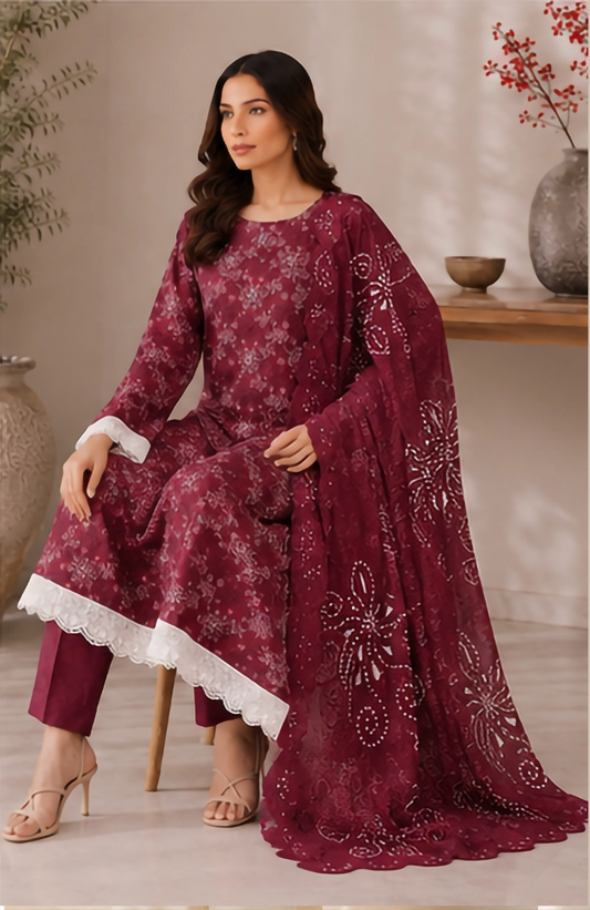 Burgundy Bloom
